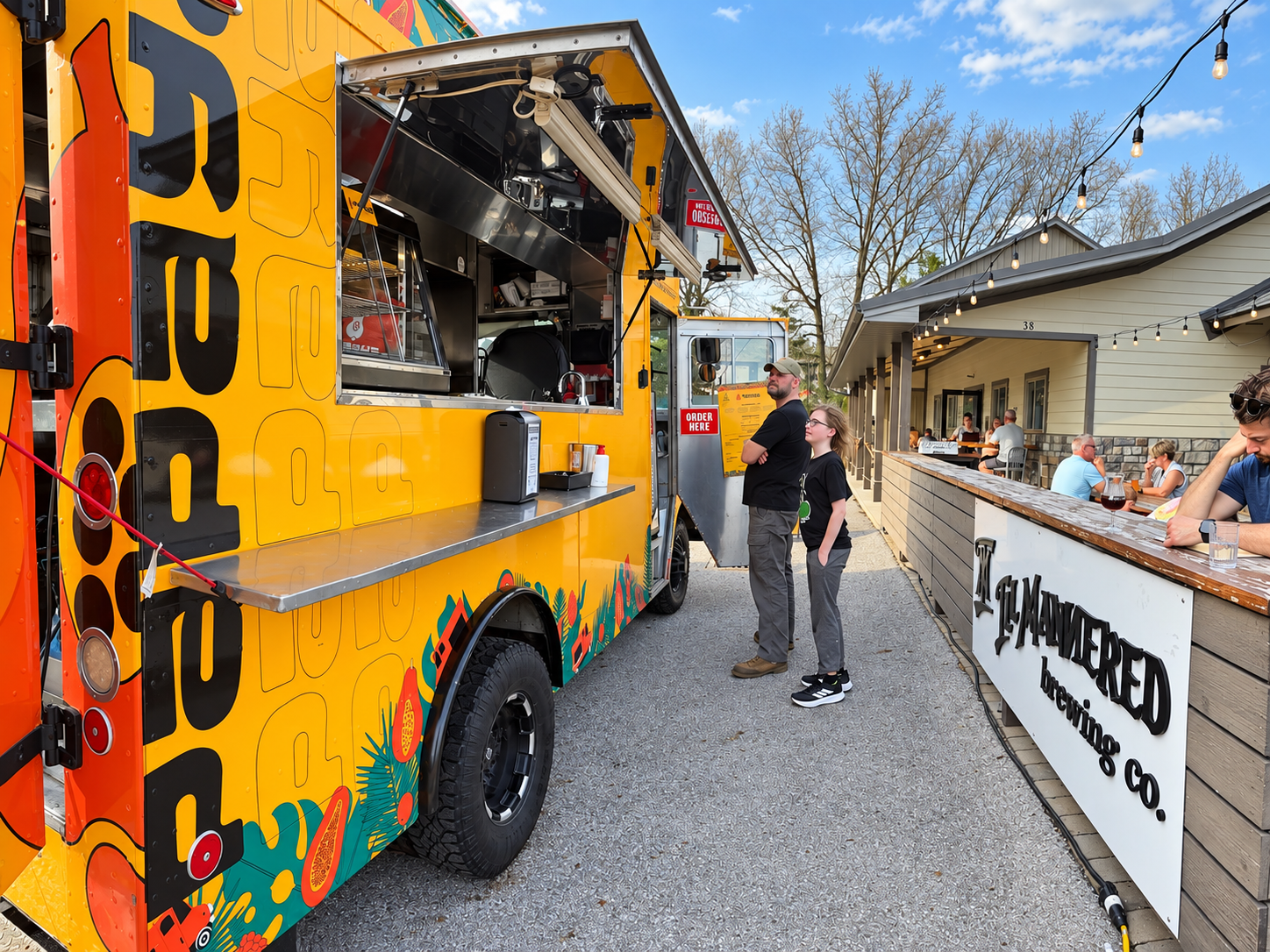 Papaya food truck at an outdoor gathering; illustrative event photo